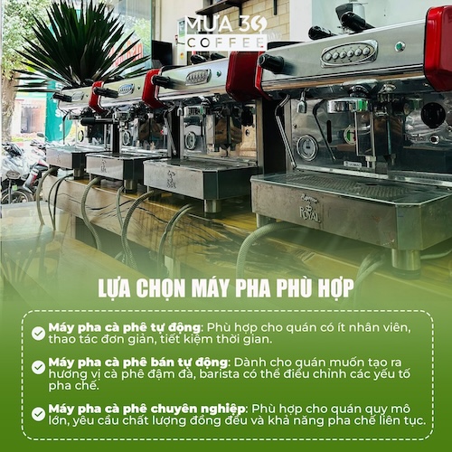 nhà cung cấp máy pha cà phê