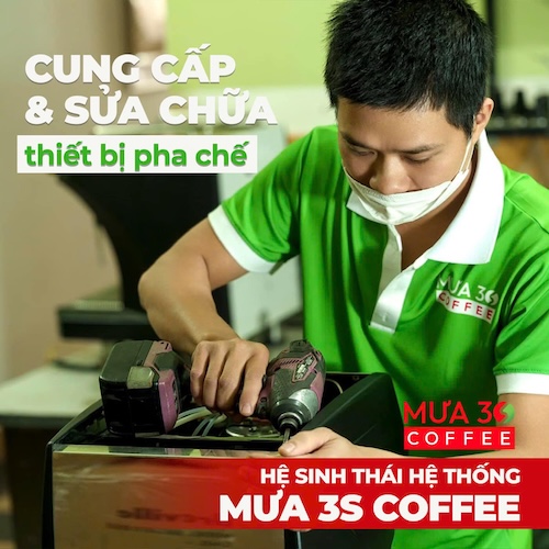 máy pha cà phê mới